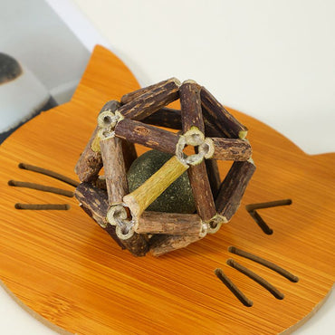 Katzen Spielzeug, Katzenminze Ball, Interaktiver Ballspielzeug für Katzen zur Vermeidung von Langeweile, Durchmesser 7,5 cm