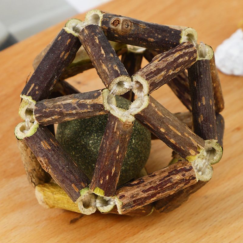 Katzen Spielzeug, Katzenminze Ball, Interaktiver Ballspielzeug für Katzen zur Vermeidung von Langeweile, Durchmesser 7,5 cm