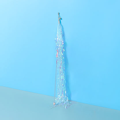 Katzen Spielzeug, Katzenangel mit Blumen oder Quasten, 46-47 cm lang, für Katzen zum Spielen und Bewegen