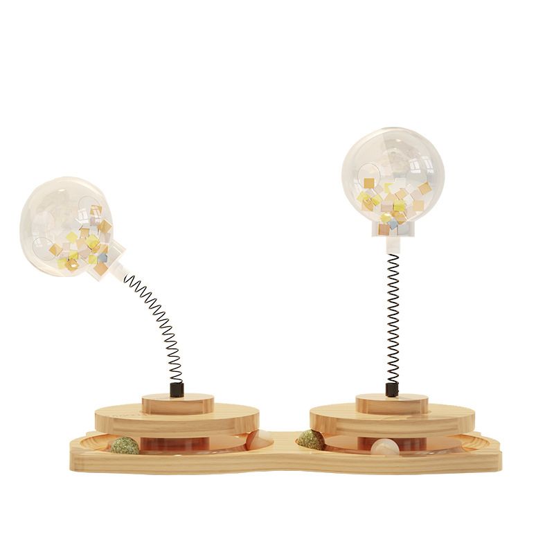 Katze Spielzeug, Katzenspielzeug Futter mit Interaktiven Bahnspielen, fördert Bewegung und Denkfähigkeit für Katzen