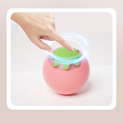 Katzenspielzeug elektrisch, Interaktives Selbstbewegenden Rollbällen, Spaß & Unterhaltung für Katzen, Gelb, Grün, Rosa (3 Stück)