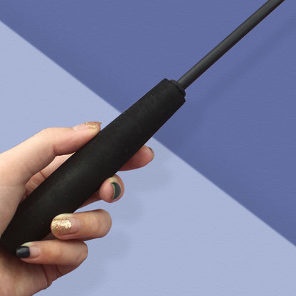 Katzen Spielzeug, Kunstfaser Fuchs-Schwanz Katzenangel mit Skalierbar Flexibler Stange, Ideal für Spiel & Beschäftigung