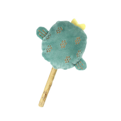 Katze Spielzeug, Katzenminze Plüschspielzeug mit Fruchtform, Spielzeug mit kleinen Glöckchen, ideal als Zahnreibestick und zur Zahnpflege