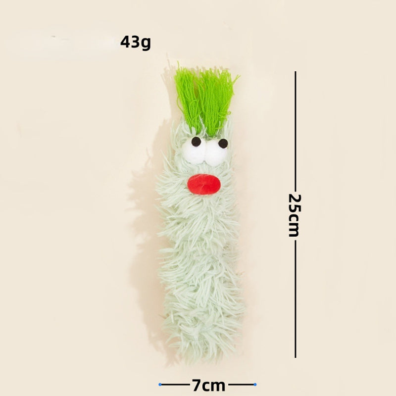 Kuscheltier für Katze, Plüsch Lustiges Kissen 5 Farben mit Katzenminze, für Katzen zum Schlafen & Kuscheln (5 Stück)