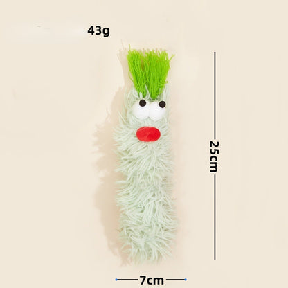 Kuscheltier für Katze, Plüsch Lustiges Kissen 5 Farben mit Katzenminze, für Katzen zum Schlafen & Kuscheln (5 Stück)