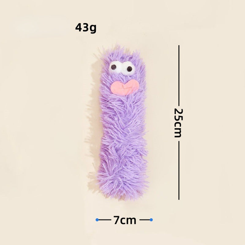 Kuscheltier für Katze, Plüsch Lustiges Kissen 5 Farben mit Katzenminze, für Katzen zum Schlafen & Kuscheln (5 Stück)