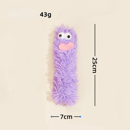 Kuscheltier für Katze, Plüsch Lustiges Kissen 5 Farben mit Katzenminze, für Katzen zum Schlafen & Kuscheln (5 Stück)