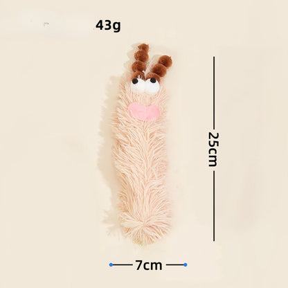 Kuscheltier für Katze, Plüsch Lustiges Kissen 5 Farben mit Katzenminze, für Katzen zum Schlafen & Kuscheln (5 Stück)