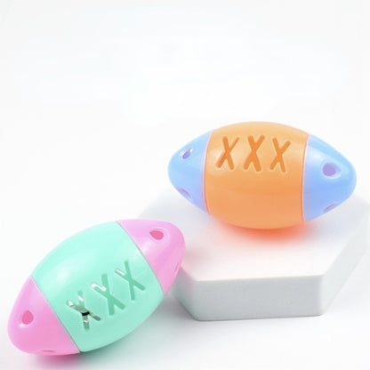 Katzen Spielzeug, Fische für Katzen, Fischförmiger Fußball mit Klingelton, Ideal für Kätzchen zum Spielen, Farben Zufällig