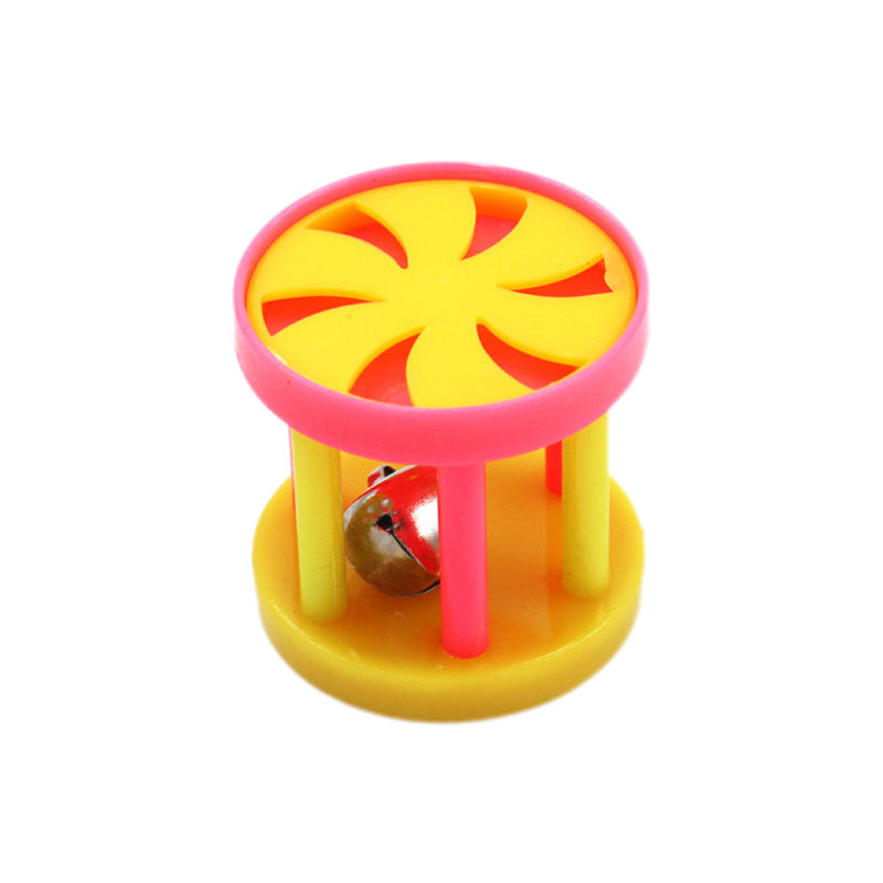 Katzenspielzeug, Bunte Blumentrommeln mit Glocken, Kitten Spielzeug für Kätzchen zum Spielen & Entdecken, Zufällige Farbe