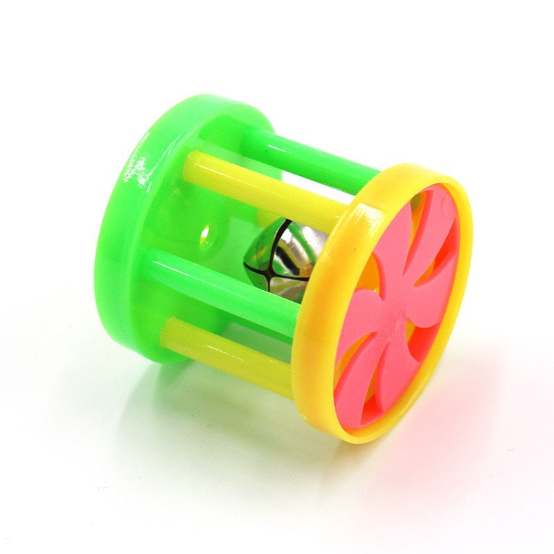 Katzenspielzeug, Bunte Blumentrommeln mit Glocken, Kitten Spielzeug für Kätzchen zum Spielen & Entdecken, Zufällige Farbe