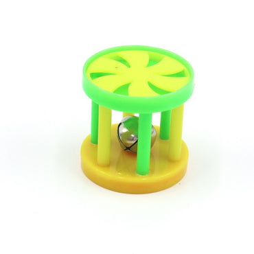 Katzenspielzeug, Bunte Blumentrommeln mit Glocken, Kitten Spielzeug für Kätzchen zum Spielen & Entdecken, Zufällige Farbe