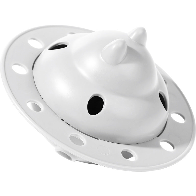 Intelligenzspielzeug Katze, Fliegende Scheibenform, Futterspielzeug für Katzen, Leckereien verteilen im Spiel, Drei Farben