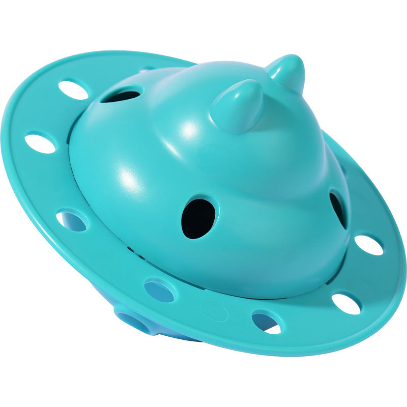 Intelligenzspielzeug Katze, Fliegende Scheibenform, Futterspielzeug für Katzen, Leckereien verteilen im Spiel, Drei Farben