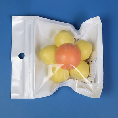 Katzenspielzeug, Blütenförmiges rotierendes catnip toys, Drei Farben, Anbieten Ersatz-Catnip-Bällen erhältlich, Zahnreinigung