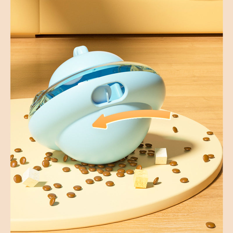 Intelligenzspielzeug Katze, Küken Form Cat-Drehteller, Kippschutz-Design, Futterspielzeug für verschiedene Snackgrößen