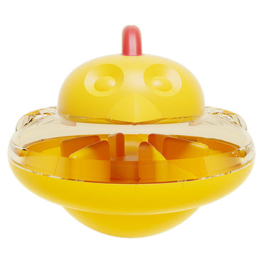 Intelligenzspielzeug Katze, Küken Form Cat-Drehteller, Kippschutz-Design, Futterspielzeug für verschiedene Snackgrößen