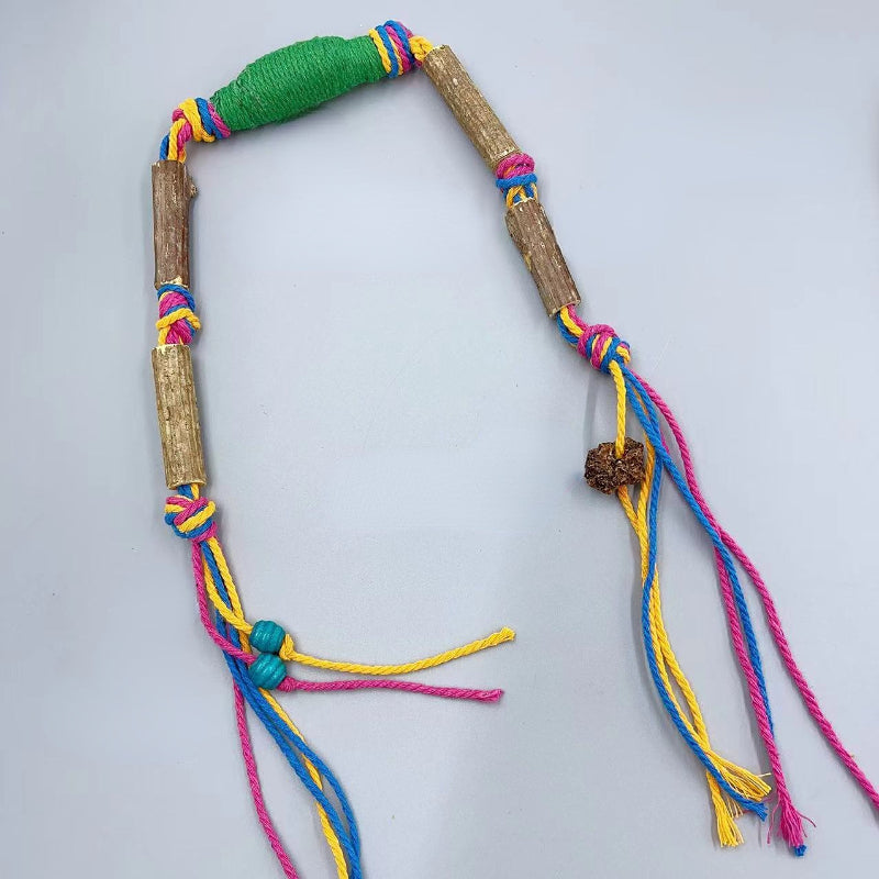 Katze Spielzeug, Katzenminze Spielzeug aus Baumwollseil in Grün und Blau, Beißspielzeug  Spielzeug & Zahnpflegefür Katzen