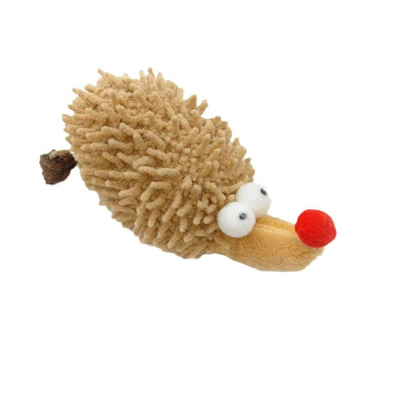 Kuscheltier für Katze, Niedlicher Igel aus Plüsch, Katzenminze Spielzeug mit Lautes Papier, Ideal für kleine Katzen spielen