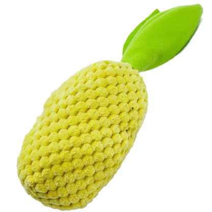 Katze Kuscheltier, Simulation Pineapple Plüsch Spielzeug mit Katzenminze, Zahnreinigung, Selbstunterhaltung, 19×7,5×7,5 cm