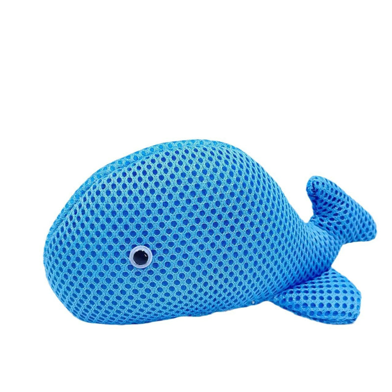 Kuscheltier Katze, Niedliches Blauwal-Design mit Katzenminze, Beschäftigungsspielzeug für Katzen zur Zahnpflege, 15x4x7,5 cm