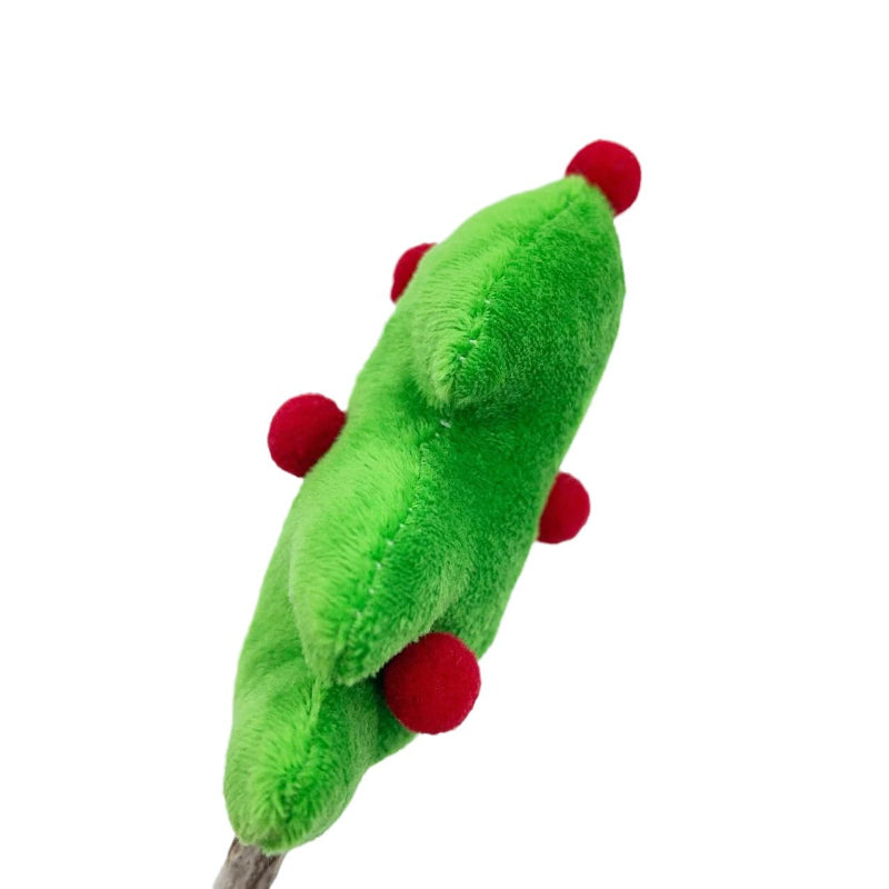 Kuscheltier für Katze, Weihnachtsbaum Katzenspielzeug mit Katzenminze & Raschelpapier, 2er Set für doppelte Freude