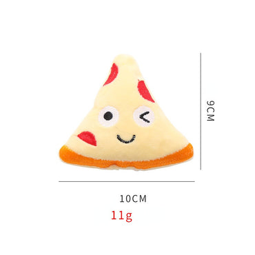 Kuscheltier Katze, Essen Plüschtiere mit Katzenminze & Lautes Papier für Katzenfreunde, Interaktive Kauspielzeug, 3er-Set