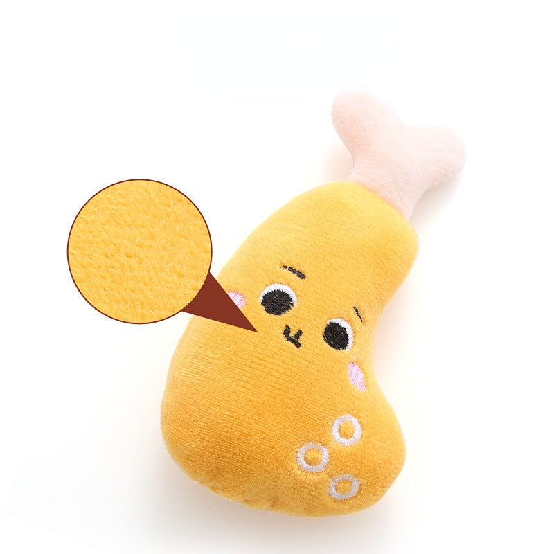 Kuscheltier Katze, Essen Plüschtiere mit Katzenminze & Lautes Papier für Katzenfreunde, Interaktive Kauspielzeug, 3er-Set