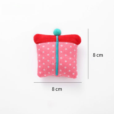 Kuscheltier für Katze, Katzen Spielzeug mit Katzenminze, Weihnachtsserie, 3-teiliges Set für Kätzchen und kleine Katzen