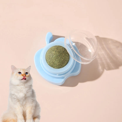 Spielzeug Katze, Apfel-Design mit Katzenminze, Entspannendes, 3er Set in Rot, Blau und Grün