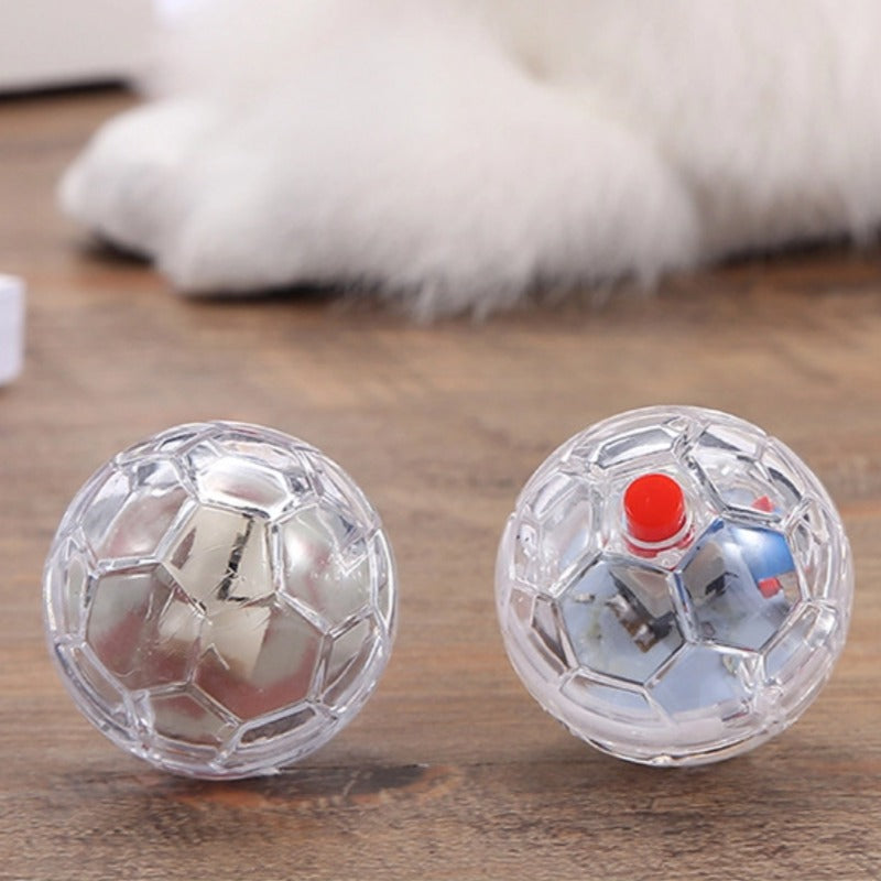 Katzenspielzeug elektrisch, Leuchtender Katzenball, Interaktives Spielzeug für aktive Katzen, 3 Stück Set für endlosen Spaß