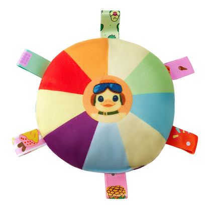 Hundespielzeug Frisbee, Hundefrisbee Plüsch Quietschend, Interaktives Hundespielzeug zum Apportieren