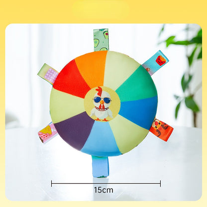 Hundespielzeug Frisbee, Hundefrisbee Plüsch Quietschend, Interaktives Hundespielzeug zum Apportieren