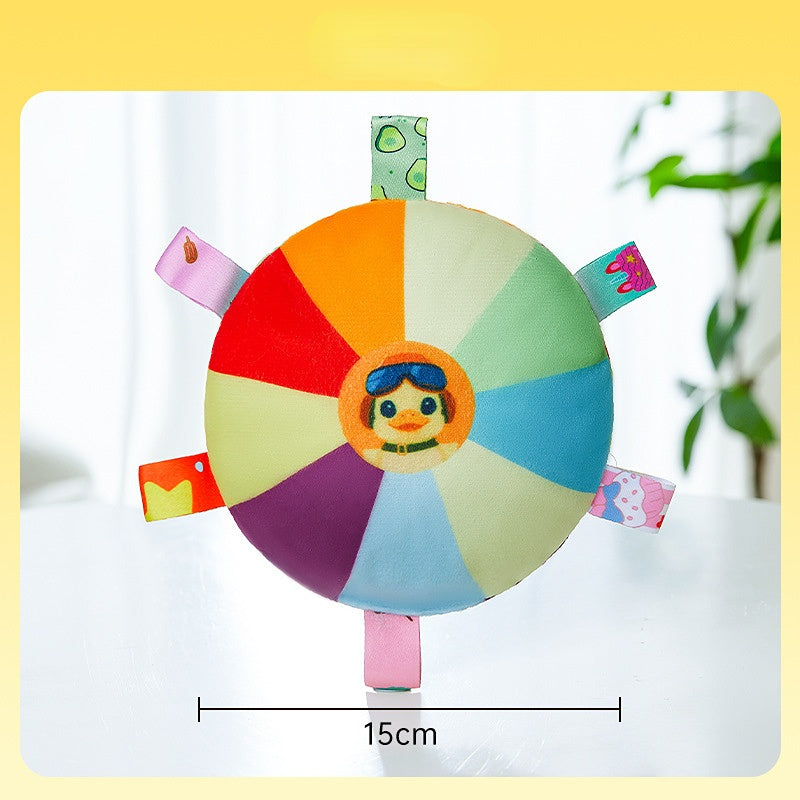 Hundespielzeug Frisbee, Hundefrisbee Plüsch Quietschend, Interaktives Hundespielzeug zum Apportieren