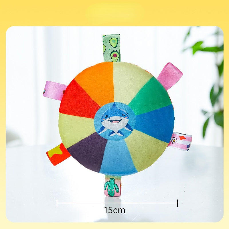 Hundespielzeug Frisbee, Hundefrisbee Plüsch Quietschend, Interaktives Hundespielzeug zum Apportieren