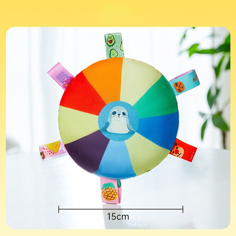 Hundespielzeug Frisbee, Hundefrisbee Plüsch Quietschend, Interaktives Hundespielzeug zum Apportieren