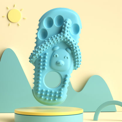 Kauspielzeug für Hunde, Hausschuhe sind aus TRP, geeignet für kleine & mittelgroße Hunde, Vier Farben, langlebig und robust