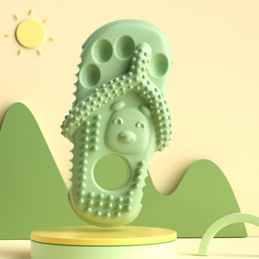 Kauspielzeug für Hunde, Hausschuhe sind aus TRP, geeignet für kleine & mittelgroße Hunde, Vier Farben, langlebig und robust