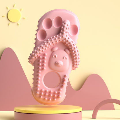 Kauspielzeug für Hunde, Hausschuhe sind aus TRP, geeignet für kleine & mittelgroße Hunde, Vier Farben, langlebig und robust