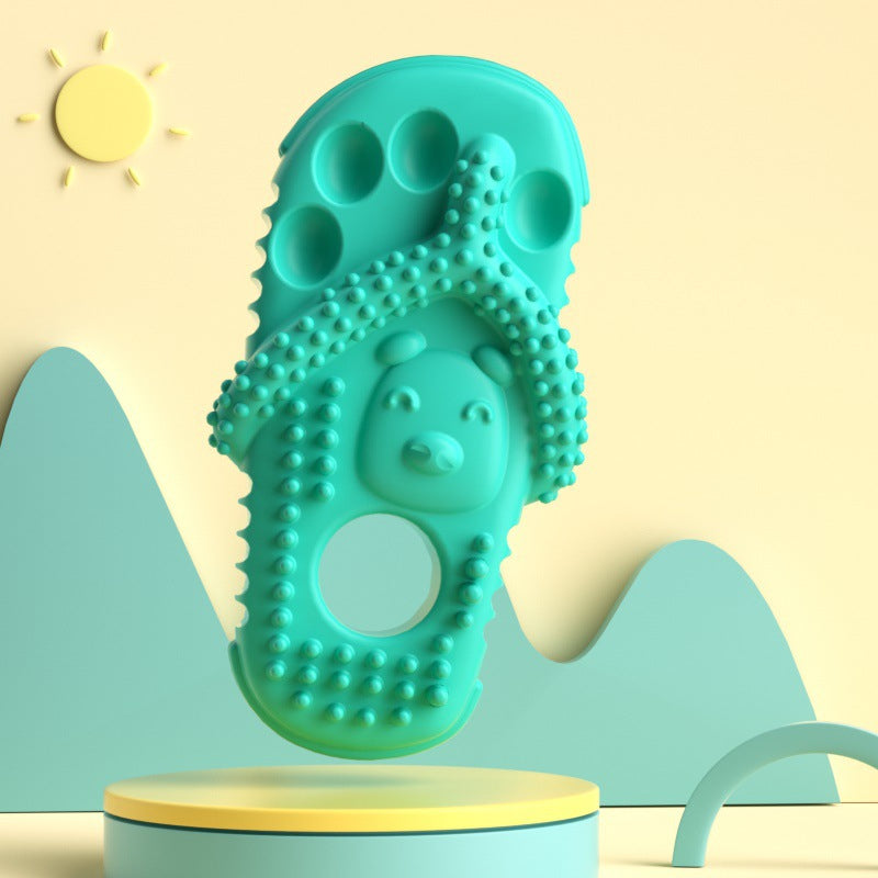 Kauspielzeug für Hunde, Hausschuhe sind aus TRP, geeignet für kleine & mittelgroße Hunde, Vier Farben, langlebig und robust