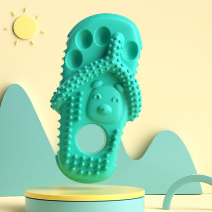 Kauspielzeug für Hunde, Hausschuhe sind aus TRP, geeignet für kleine & mittelgroße Hunde, Vier Farben, langlebig und robust