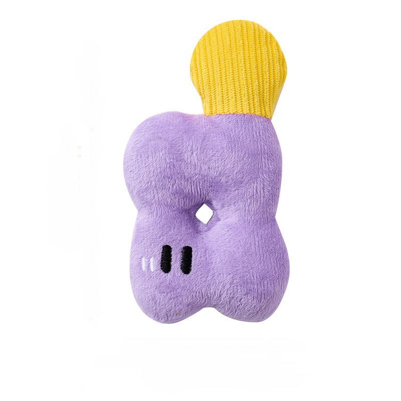 Hundespielzeug Quietschen, BYP-Plüschtiere für kleine Hunde zum Kauen, Hunde und Katzen zur Unterhaltung (1 Stück)