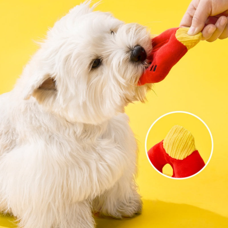 Hundespielzeug Quietschen, BYP-Plüschtiere für kleine Hunde zum Kauen, Hunde und Katzen zur Unterhaltung (1 Stück)