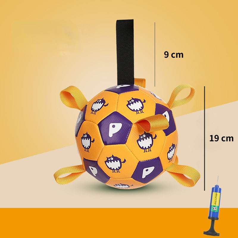 Hundespielzeug Hundeball, Kauspielzeug, langlebig aufblasbarer Ball, für die Interaktion im Innen und Außenbereich (1 Stück)