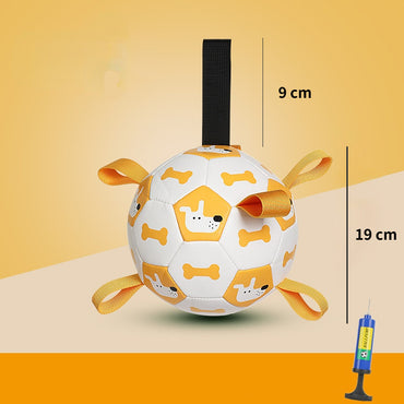 Hundespielzeug Hundeball, Kauspielzeug, langlebig aufblasbarer Ball, für die Interaktion im Innen und Außenbereich (1 Stück)