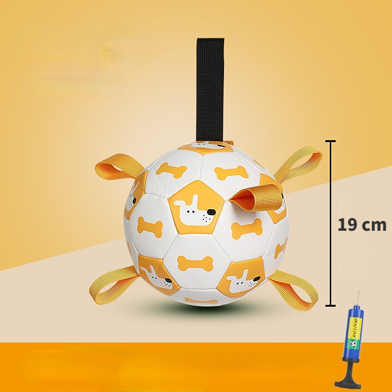 Hundespielzeug Hundeball, Kauspielzeug, langlebig aufblasbarer Ball, für die Interaktion im Innen und Außenbereich (1 Stück)