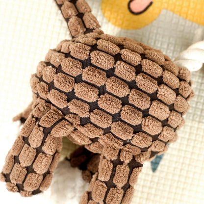 Kuscheltier für den Hund, Hundespielzeug Quietschen, Niedliche Tierform für perfekt zum Kuscheln und Spielen, Drei verfügbar