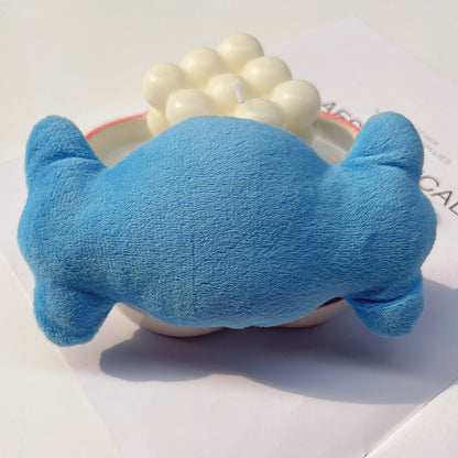 Hund Kuscheltiere, Süßigkeiten-Plüschtiere für kleine Hunde, Hundespielzeug Quietschen in Zwei Farben (1 Stück)