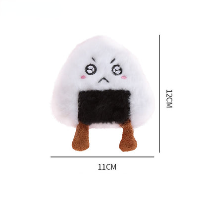 Plüschtier Hund, Weiches und Robustes mit niedlichem Frühstücksdesign, Interaktives Spielzeug für Katzen und Hunde (1 Stück)