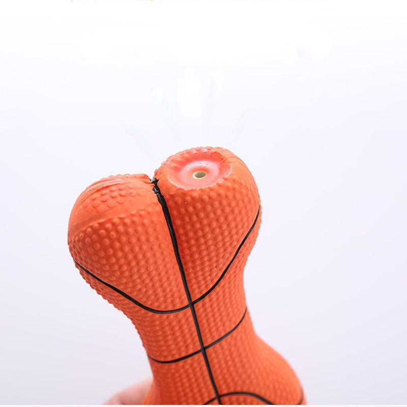 Hundespielzeug, Unzerstörbares 13cm Knochenform Hundekauspielzeug, weich und sicher quietschend, interaktiv (1 Stück)